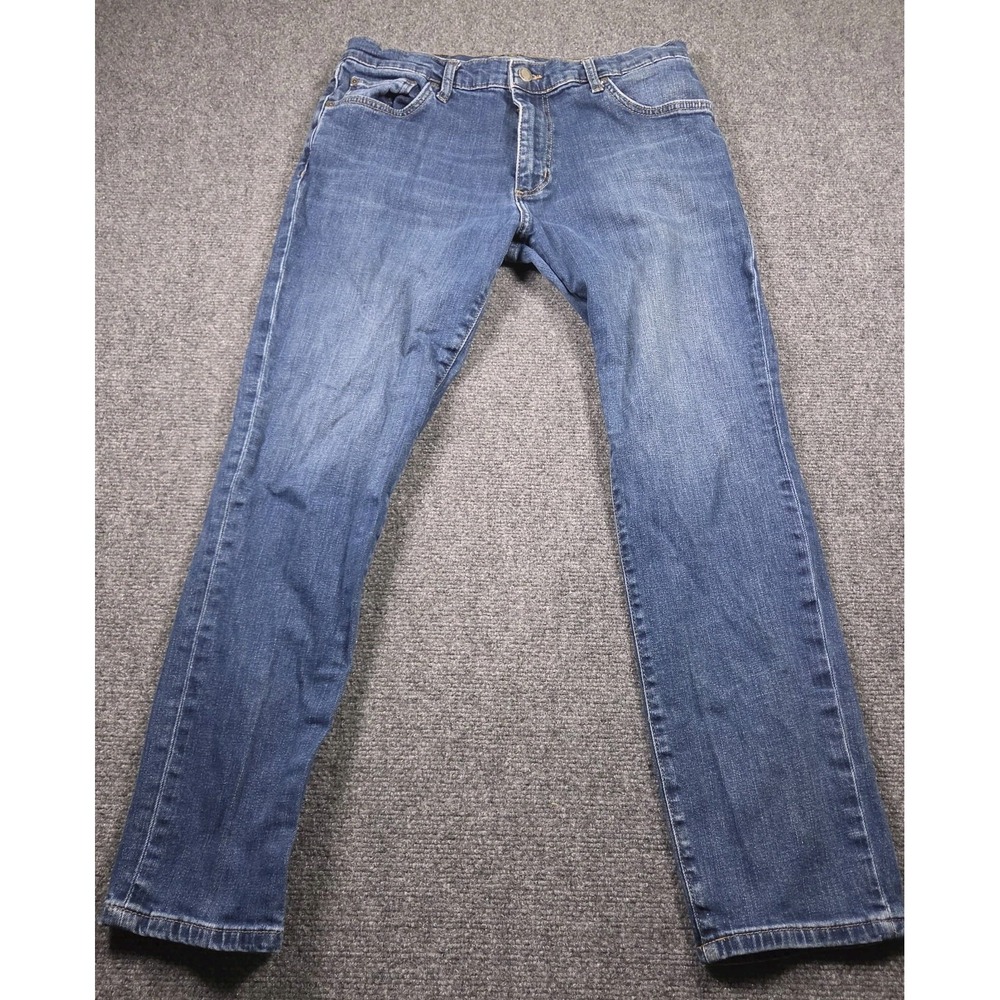 Ash & Erie Jeans Men's 32x28 Blue Slim Stretch Denim Made In Turkey